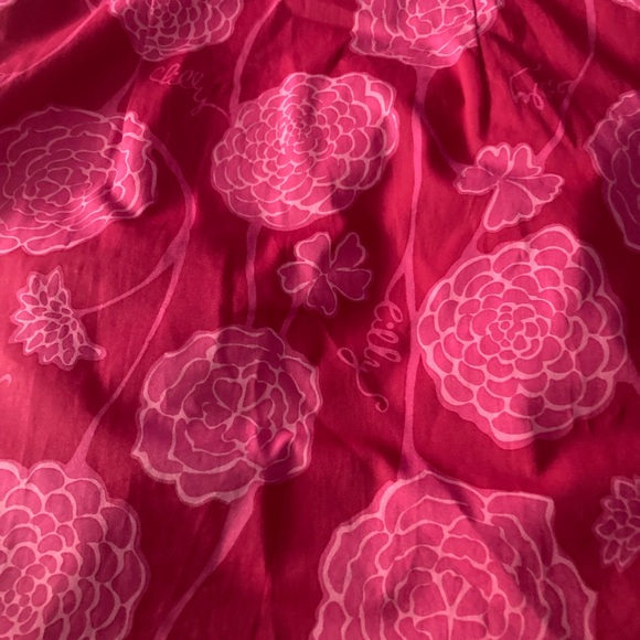 Lilly Pulitzer SZ 6 shades of pink floral pattern sleeveless dress WOW - Picture 9 of 10